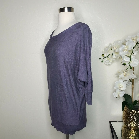 Eileen Fisher Drape Neck Pullover Knit Sweater - Picture 4 of 7